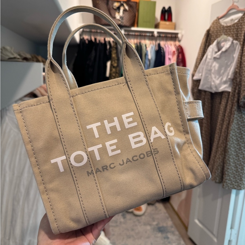 ❗️SOLD❗️Marc Jacobs Tan Canvas Mini Tote Bag